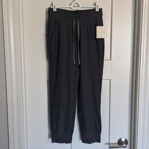 Lululemon NWT Ready To Rulu Jogger Crop - Heathered Teal Black sz 4